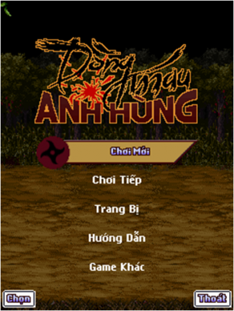 Game Dòng Máu Anh Hùng